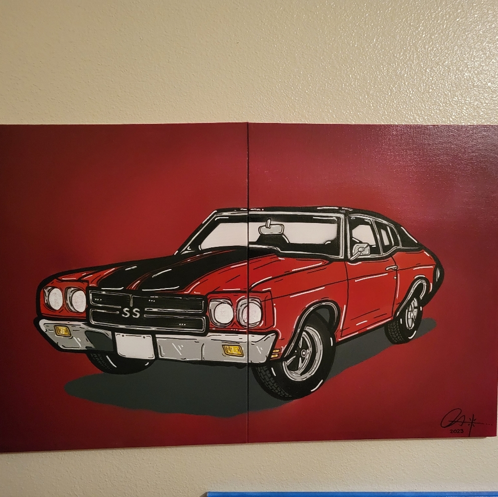 Chevrolet Chevelle ss painting